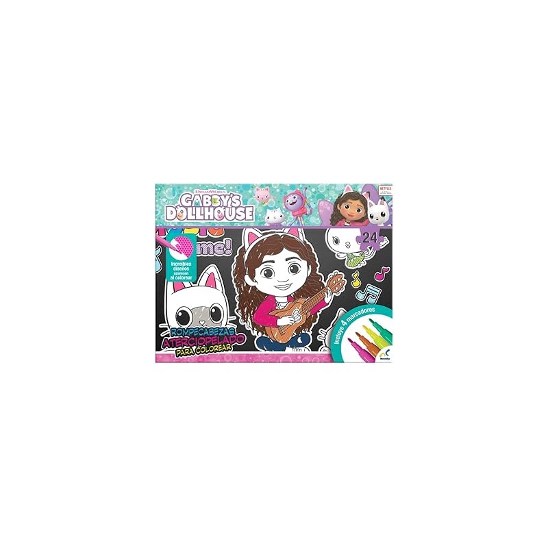 Rompecabezas Aterciopelado Gabbys Dollhouse