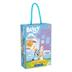 Educando colores y figuras Bluey