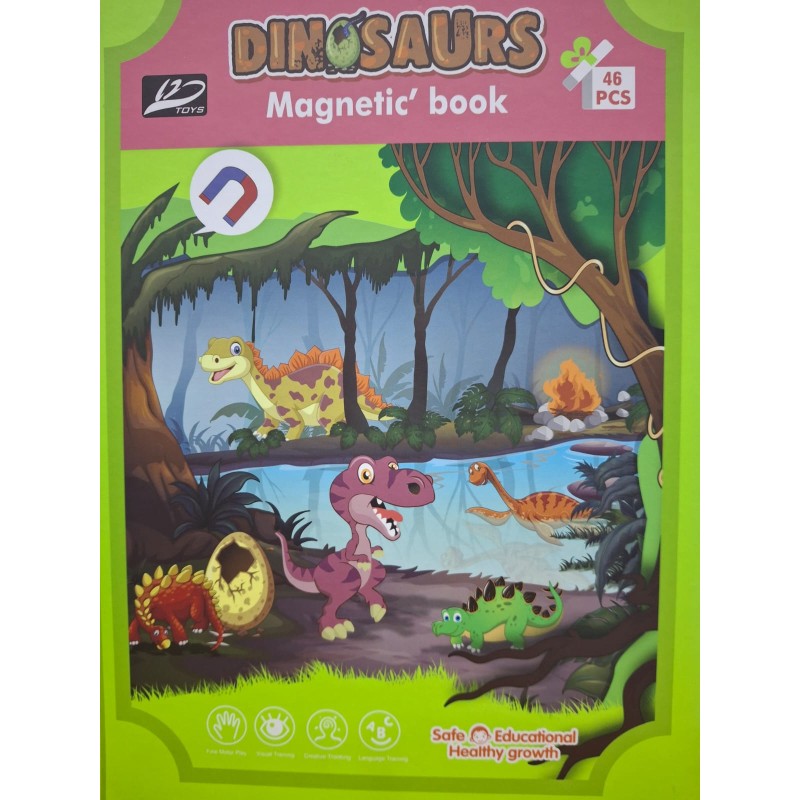 Magnetic Book Dinosaurs