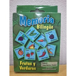 Memoria Bilingüe Frutas y Verduras