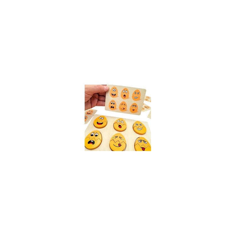 Juego Caritas Huevos Sencillo