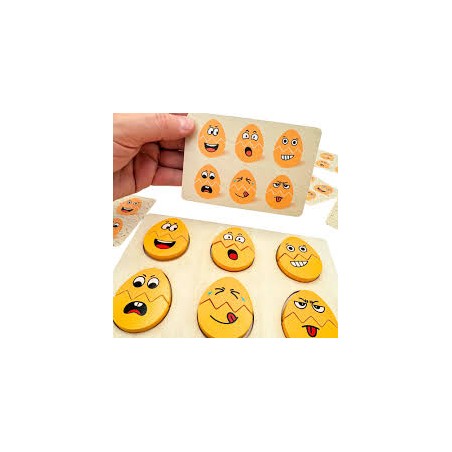 Juego Caritas Huevos Sencillo