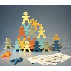 Bloques de Equilibrio, Niños de Madera