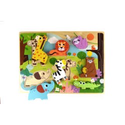 ROMPECABEAS CHUNKY ANIMALES SELVA