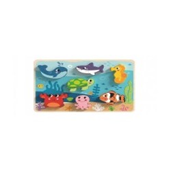 ROMPECABEZAS CHUNKY ANIMALES MARINOS