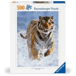 Rompecabezas Tigre en la Nieve