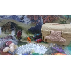 Set dinosaurios 50 pzas en caja