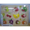 Rompecabezas de Madera FRUTAS con Pija