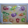 Rompecabezas de Madera Verduras con Pija
