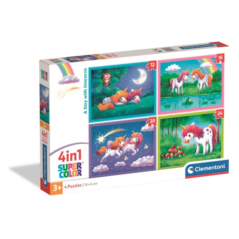 4 en 1 A Day With Unicorns