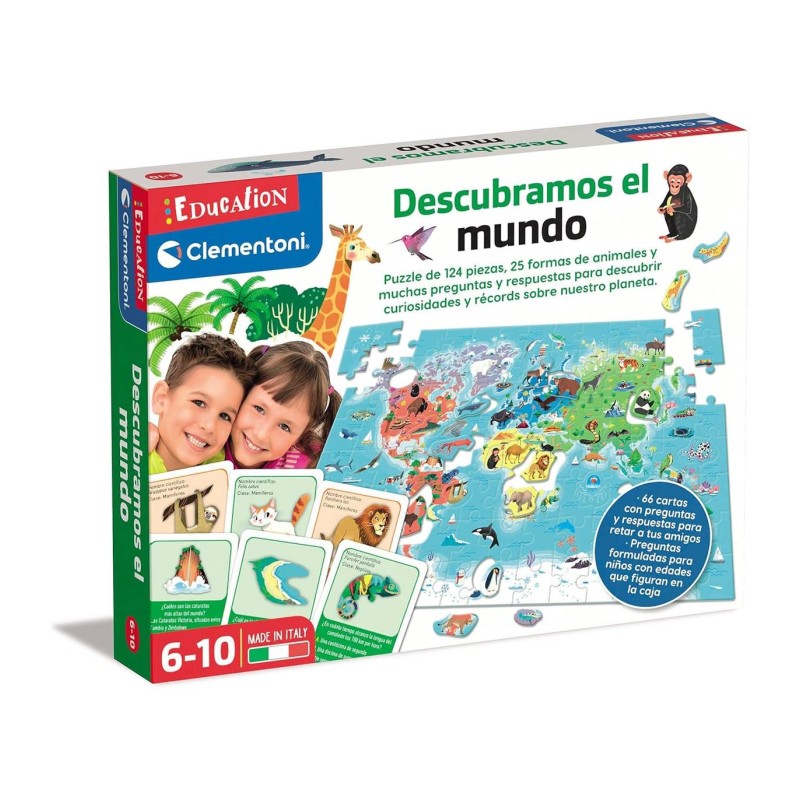 Descubramos el Mundo (Rompecabezas + Tarjetas)