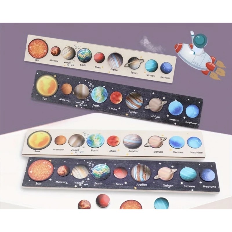 Tablero de aprendizaje de Planetas