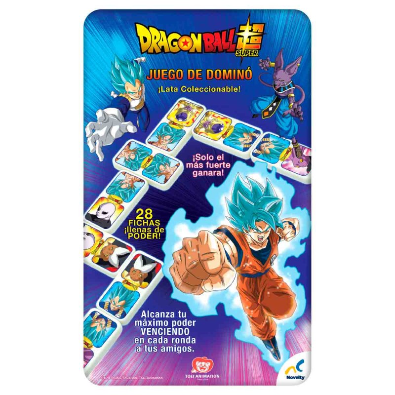Dominó estuche metálico Dragon Ball super
