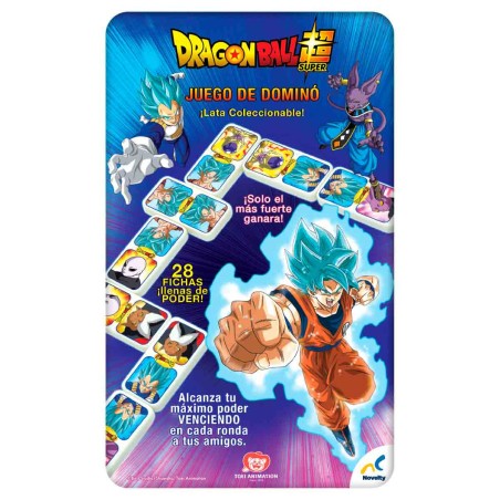 Dominó estuche metálico Dragon Ball super