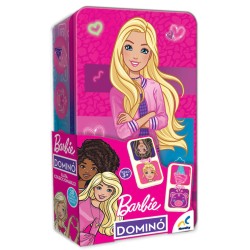 Dominó estuche metálico Barbie
