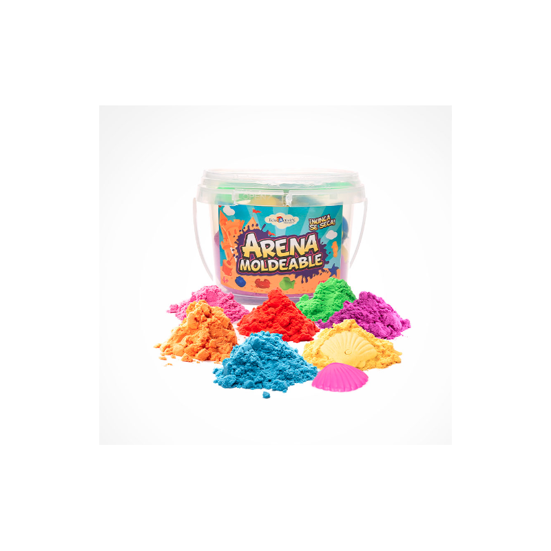 Cubeta con arena Moldeable 300g