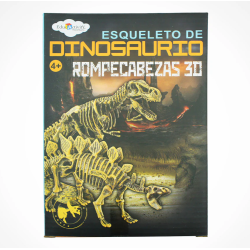 Rompecabezas Esqueleto Dinosaurio 3D