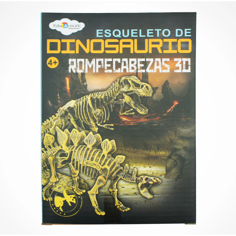 Rompecabezas Esqueleto Dinosaurio 3D