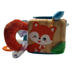 CUBO PELUCHE ZORRO/ELEFANTE