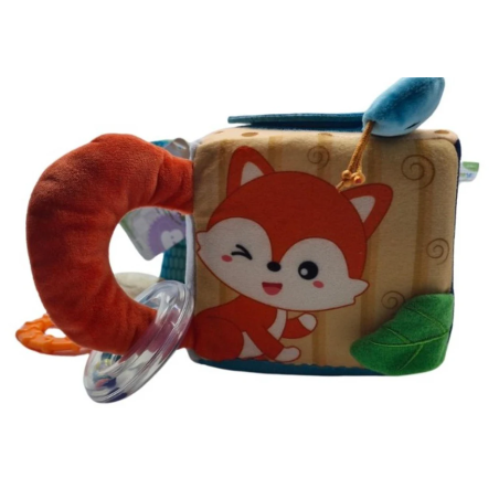 CUBO PELUCHE ZORRO/ELEFANTE