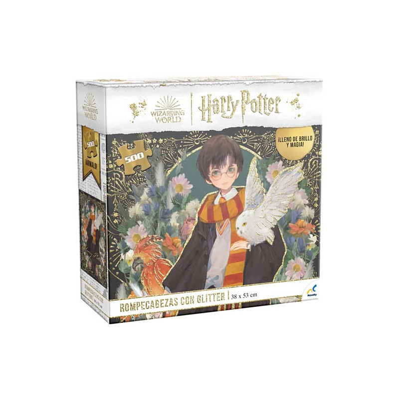 Rompecabezas 500p Glitter Harry Potter