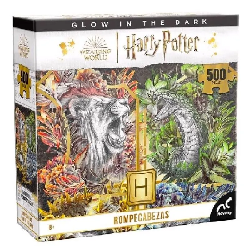 Rompecabezas 500p Glow Harry Potter