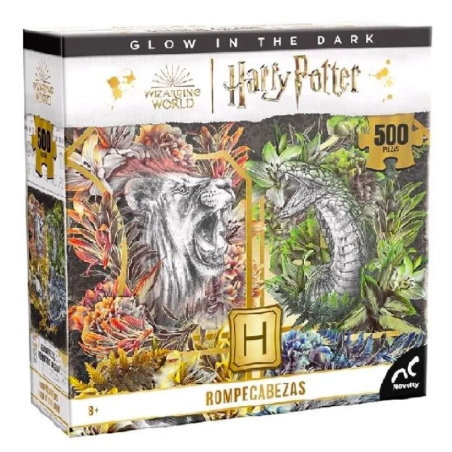 Rompecabezas 500p Glow Harry Potter