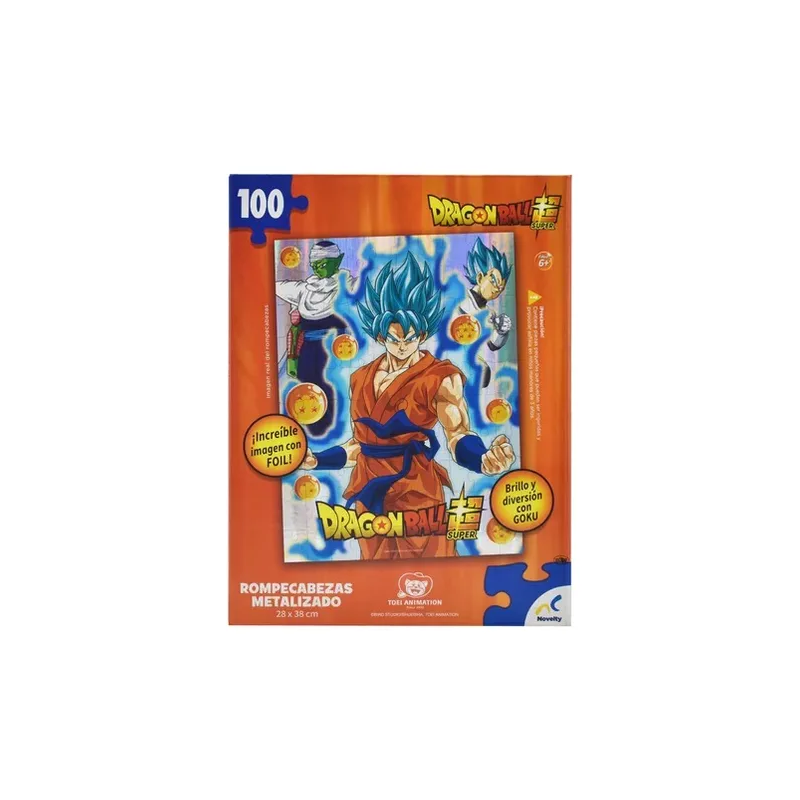 Rompecabezas Metalizado Dragon Ball 100 pzas