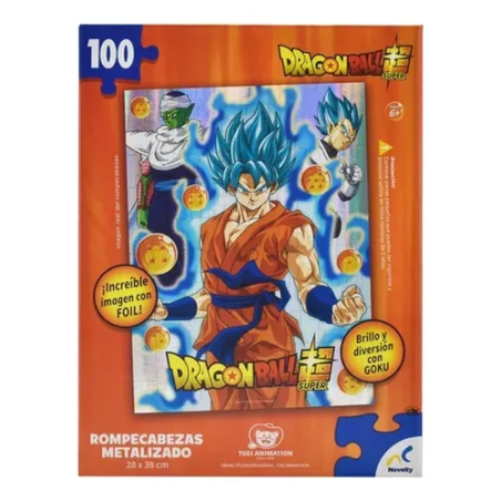 Rompecabezas Metalizado Dragon Ball 100 pzas