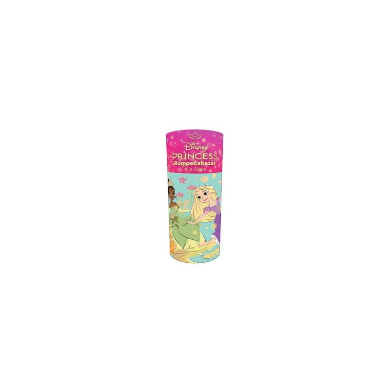 Rompecabezas Cilindro Princesas 60p