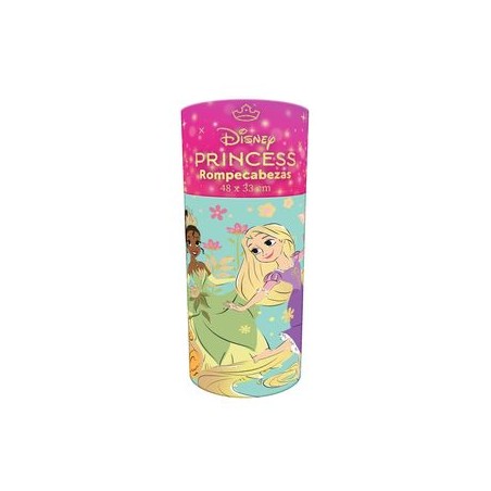 Rompecabezas Cilindro Princesas 60p