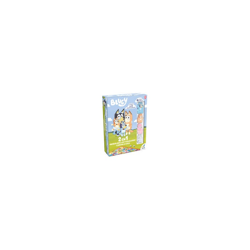 Juego de mesa Bluey con figuras 2 en 1