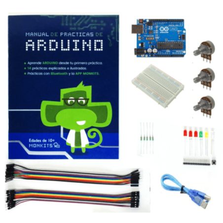 Kit de Prácticas de Arduino Básico