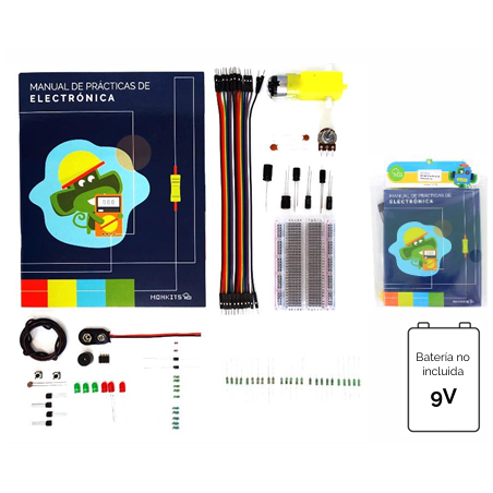 Kit de Prácticas de Electrónica Escolar