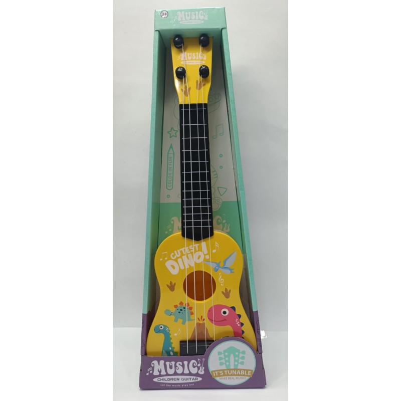 Music Children Guitar Dino