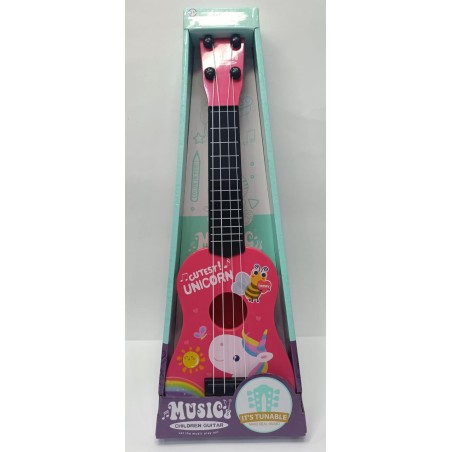 Music Children Guitar Rosa