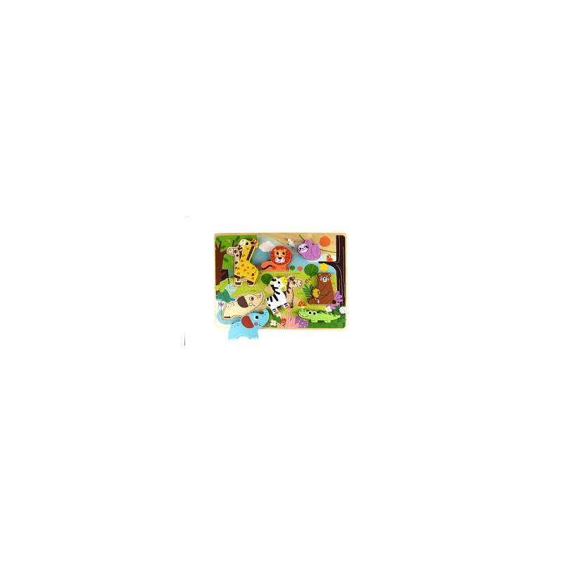 ROMPECABEAS CHUNKY ANIMALES SELVA