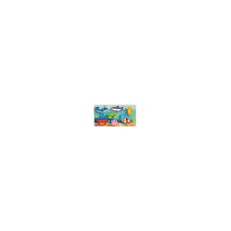 ROMPECABEZAS CHUNKY ANIMALES MARINOS