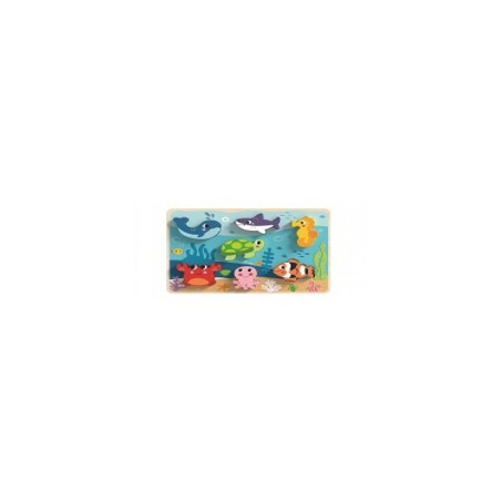 ROMPECABEZAS CHUNKY ANIMALES MARINOS