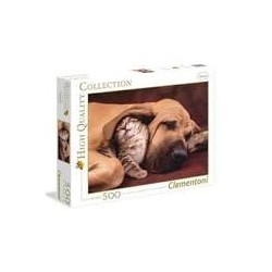 500 Perro y Gato Acurrucados CUDDLES