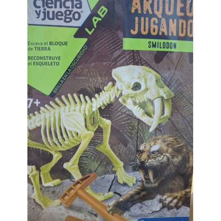 Arqueo Jugando Smilodon
