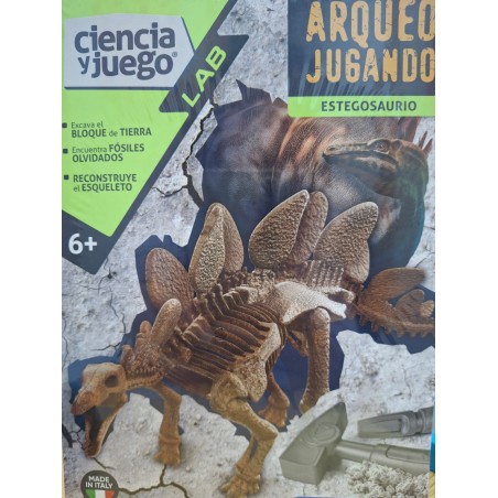 Arqueo Jugando Estegosaurio