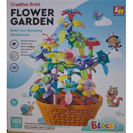 Flower Garden Creative Brick