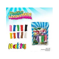 Plastilina Moldeable 10 colores