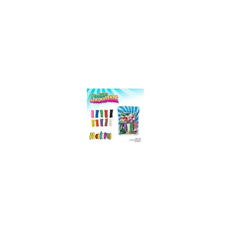 Plastilina Moldeable 10 colores