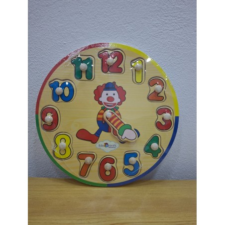 Reloj Rompecabezas Payaso