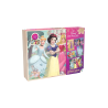 Rompecabezas Princesas 5 en 1 en caja madera