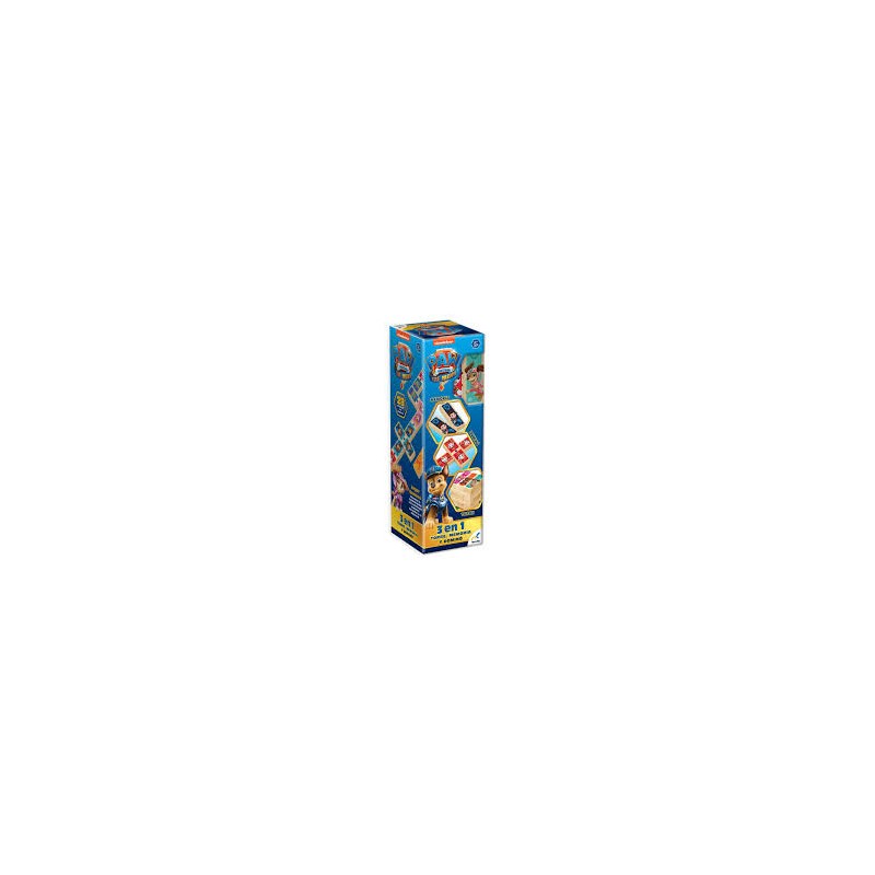 Torre de madera 3 en 1 Paw Patrol